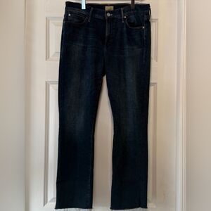 MOTHER The Rascal Ankle Snippet Fray - size 31 NWT